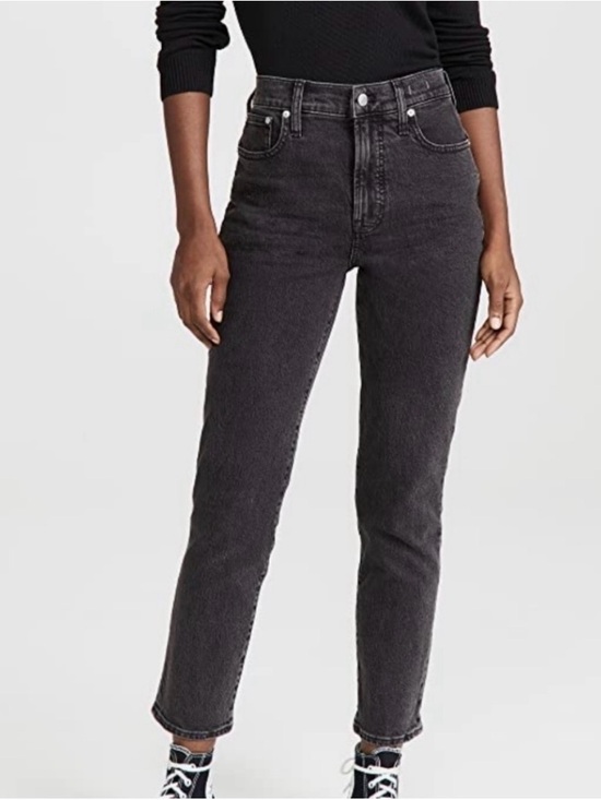 Madewell Denim - MADEWELL The Perfect Vintage Jeans High Rise Gray Wash Stretchy Size 23 EUC